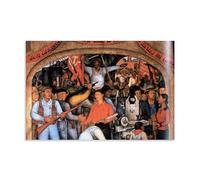 Diego Rivera The Arsenal Wall Art Prints Paintings Room Aesthetic Print Art Wall Painting Canvas Modern Bedroom Decor Unframe-style 12x18inch(30x45cm)