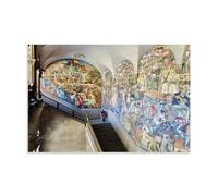 Diego Rivera The History of Mexico Wall Art Prints Paintings Canvas Wall Art Decorative Bedroom Modern Home Print Picture Artworkss Unframe-style 16x24inch(40x60cm)