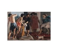 Diego Velázquez Famous Paint (Joseph's Bloody Coat Brought to Jacob) Canvas Wall Art Print Poster for Bedroom Dorm Living Room Decor 16x24inch(40x60cm)