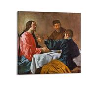 Diego Velazquez Print Poster「The Supper at Emmaus」 Art Canvas Decor Wall Print Photo Home Modern Decoratives 20x20inch(50x50cm)