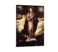 Diego Velázquez The Immaculate Conception Poster Wall Art Poster Scroll Canvas Painting Picture Living Room Decor Home 20x30inch(50x75cm)
