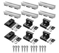 DIEKE 6Pcs Solars Panel Mounting Brackets Set for Flat Roof Pitched Roof Cement Roof Tile Roof Boats Yachts Daily Use