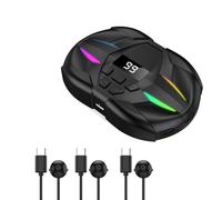 DIEKE Adjustable 199-Speed Auto Tapper With Smart Sensors & Pulsing LED For Mobile Gaming/Streaming Efficiency Multifunctional Mobile Clicks Assistant