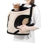 DIEKE Adjustable Pet Chest Carrier for Hiking Breathable Front Backpack with Secure Buckles for Cats Small Dogs Ventilated Cats Carriers