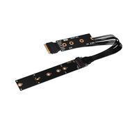 DIEKE Bendables Mkey Extension Cable PCIe5.0 Gen5 2280 22110 NVMe HDDs Silver Plateds Fast Speed Wire Silver Plateds Fast Speed Cable