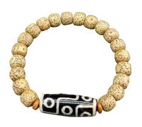 DIEKE Classical Star Moons Bodhi Lightweight Sturdy Unisex Buddhist Beads Wristband for Daily Wear and Travel Bodhi