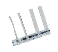 DIEKE Computer Case Expansion Bracket With 5 USB Port 20Gbps USB C USB3.0 USB2.0 Port LED Switches For Motherboards Flat Cable