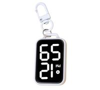 DIEKE Digital Keychain Pocket Watch Portable Timekeeping Device for Study Exam Miniature LED Electronic Clock Gift Portable Keychain Watch