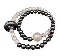 DIEKE Double Loop Beaded Handmade Jewelry for Everyday Use Buddhist Prayer Handmade Wooden Yoga