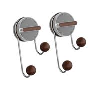 DIEKE Drill-Free Wall Hooks Spherical Suction Cup ABS Rustproof Holds Weight for Smooth Surfaces Home Organization Silicone Suction Hooks