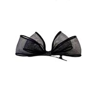 DIEKE Elegant Black Mesh Bowknot Hair Clip for Securely Hold Comfortable and Stylish Use in Any Occasion