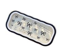 DIEKE Elegant Sunglass Case Flower Bows For Girls Lightweight Shades Organizers Protective Bag Storage