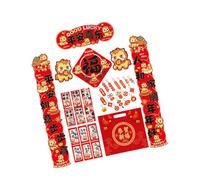 DIEKE Festival 2026 Horse Year Door Couplets and Blessing Sticker Chinese New Decoration Set for Family of Horse Blessing Set