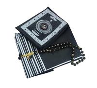 DIEKE Lightweight Islamics Prayer Rugs For Travel Foldable Waterproofs Mats With Compasses Included For Outdoor Worships Easy Fold Prayer Carpet