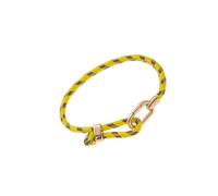 DIEKE Modern Couple With Colorful Braided Cord Adjustable Closure Lightweight Copper Charm Everyday Matching Jewelry Copper Woven Relationship