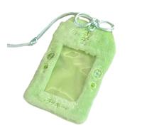 DIEKE Plush Photocard Holder 3 Inch Card Holder Lovely Protective Case Flowers Photo Sleeves Protector Card Covers Storage Bag