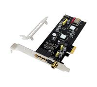 DIEKE Professional ST113 PCIe SSS1700 Internal PCIe Sound Card with Low Profile Bracket for Studio Home Theater Home Theater Sound Card
