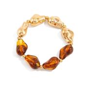 DIEKE Stylish Resin Elastic with Unique Irregular Designs for Women Fashion Accessories Irregular Resin Stretch Women