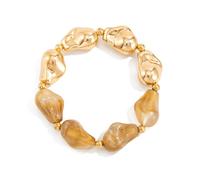 DIEKE Stylish Resin Elastic with Unique Irregular Designs for Women Fashion Accessories Irregular Resin Stretch Women