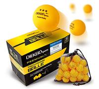 Dieker Sports 3-Star Table Tennis Balls [36 + Bag], ITTF Compliant, Premium Quality for Beginners & Pros