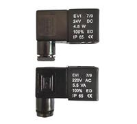 DIELKAFNP 1pcs Solenoid Valve Coil EVI7/9 AC220V/6VA,DC24V/6.5W,AC220V/5VA,DC24V/3W,AC220V/5.5VA Internal Diameter 9mm(AC220V 6VA)