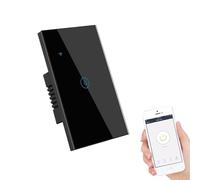 DIELKAFNP Switch water heater on/off Voice control Touch timer(703US-Black)