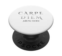 Diem Carpe Latin Inspirational Quotes Seize Day PopSockets Adhesive PopGrip