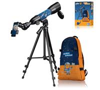 DieMaus 50/350 Lens Telescope with Backpack - Ideal for Children, Explorer Telescope, Astronomy Starter Set