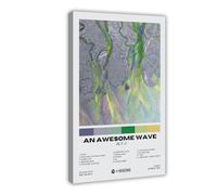 Diempi ALT-J An Awesome Wave Album Poster Canvas Poster Bedroom Decor Landscape Office Room Decor Gift 08x12inch(20x30cm)