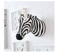 DierCosy Zebra Stuffed Animal Heads for Wall Nursery Room Wall Mount Decoration Hanging Children Room