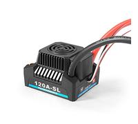 DIERI 120A Brushless ESC T Plug With 2-4S Lipo 5A/5.8V BEC for 3660/3670/3674 Brushless Motor 1/8 Remote Control Car Off-road Car