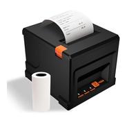 DIERI 80mm USB+BT Receipt Printer POS Printer with Auto Cutter Desktop Direct Thermal Printing Compatible with Support ESC/POS for Shipping Business Restaurant Kitchen Supermarket Home Business Retail