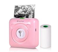 DIERI A6 Mini Pocket Printer HD 304DPI Wireless BT Thermal Printer Picture Photo Label Memo Notes Journal Receipt Paper Printer Sticker AR Photo Function Inkless Printing mpatible with Android