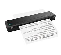 DIERI MT800 A4 Portable Thermal Transfer Printer Wireless&B nnect with Mobile mputer for Office School Car Travel Printer with 1pc Ribbon Roll mpatible with Windows System Inkless Printing PDF