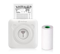 DIERI PeriPage Mini Pocket All-in-One Thermal Printer Wireless BT Picture Photo Label Memo Receipt Paper Printer AR Photo Function with B Cable Support for Android iOS Smartphone Windows