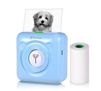 DIERI PeriPage Mini Pocket All-in-One Thermal Printer Wireless BT Picture Photo Label Memo Receipt Paper Printer AR Photo Function with B Cable Support for Android iOS Smartphone Windows