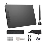 DIERI PN640 Graphics Drawing Tablet 6 x 4 inch Active Area 8192 Levels Pressure Tilt Function Art Animation Drawing Board with Battery-free Stylus 28 Pen Nibs Compatible with Windows Mac OS