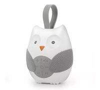 DIERI Portable Owl White Noise Hine Baby Soother with 10 Light Mic Songs 2 Natural Sounds 2 Lullabies Siline Strap for Infants Toddlers