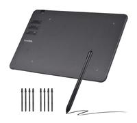 DIERI T605 Graphics Drawing Tablet Ultra-thin Art Creation Sketch with Battery-free Stylus 8 Pen Nibs 8192 Levels Pressure 6 Customized Shortcut Keys Compatible with Windows Android OTG 6.7''x 4.2''