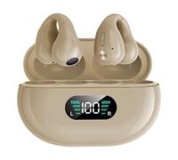 DIERI YYK-Q80 Wireless Earbuds Headphones with Earhooks Built-in 350mAh Battery Clip-on Earphone BT5.3 Headset with HiFi Stereo