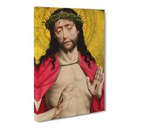 Dieric Bouts Christ Crowned With Thorns Canvas Print | Gallery Wrapped 30mm Frame Wall Art | 24x16 inches | Ready to Hang | Classic Religious Picture | Living Room Bedroom Lounge Office