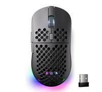 Dierya M1 Wireless Gaming Mouse,24,000 DPI,2.4GHz/Bluetooth/USB-C,Black
