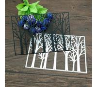 Dies Cut,6.1 x 4.13 Inch Nice Tree Background Metal Cutting Dies Stencils for Card Making Decoration,Paper Crafting,Scrapbooking Supplies