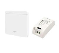 Diese 433Mhz wireless Wall Switch rf 86 wall panel transmitter Safety Switch and AC 110V 220V relay interruptor for Light Lamp(1gang 1Switch)
