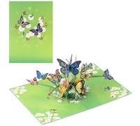 Diese Klappkarten Butterfly Tree Pop Up Mothers Day Card - 3D Pop Up Flower Bouquet Card - Pop up Butterfly Card for Mum - Handmade Paper Pop Up 3D Greeting Card for Mothers Day