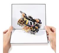 Diese Klappkarten Pop Up 70th Birthday Card - 50 x 20 cm (19.7" x 7.9") - Giant 3D Happy Birthday Card for 70 Year Olds - Unique Large Popup Greeting Cards for Men and Women