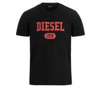 Diesel 1976 Varsity Logo T-Shirt - Black - S