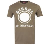 Diesel 1976 Varsity Logo T-Shirt - Ivy Green - M