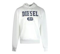 Diesel 1978 Bold Brand Logo White Hoodie - XL