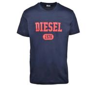 Diesel 1978 Varsity Design Navy Blue T-Shirt - XL - XL